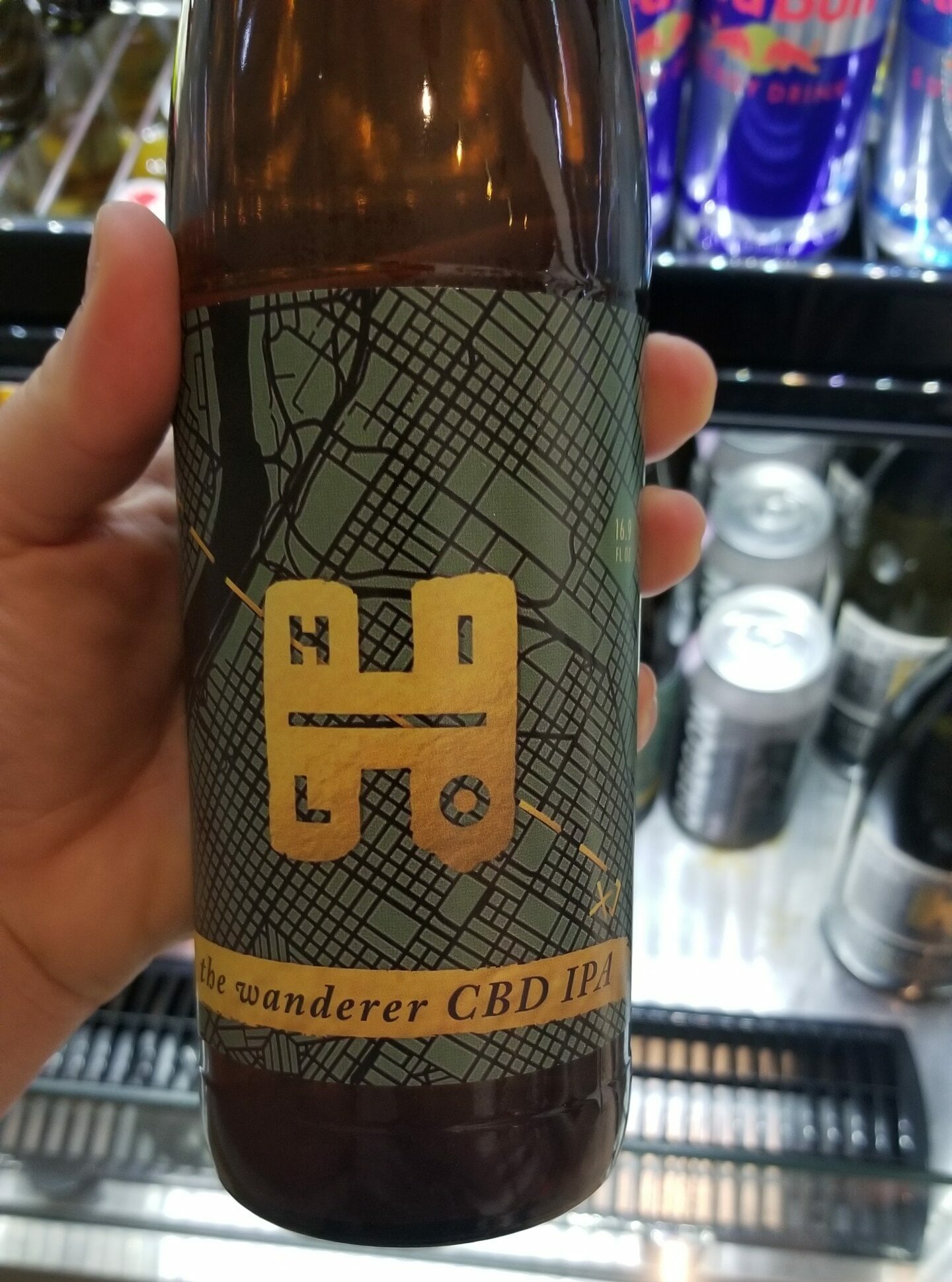 Hi-Lo CBD Wanderer IPA bottle