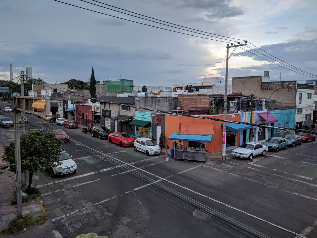 Street view from Casa Trapiche's terrace