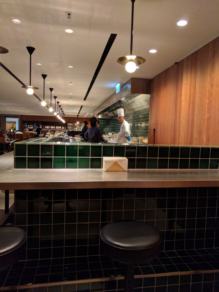 The noodle bar at The Pier at HKG