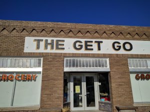 The Get Go, a really neat grocery/beer/wine store in Marfa