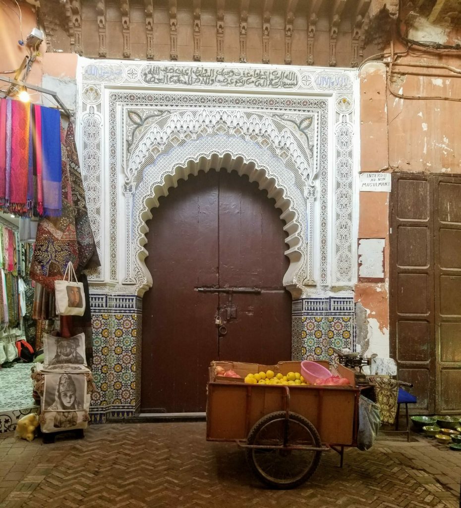 Walking through the medina