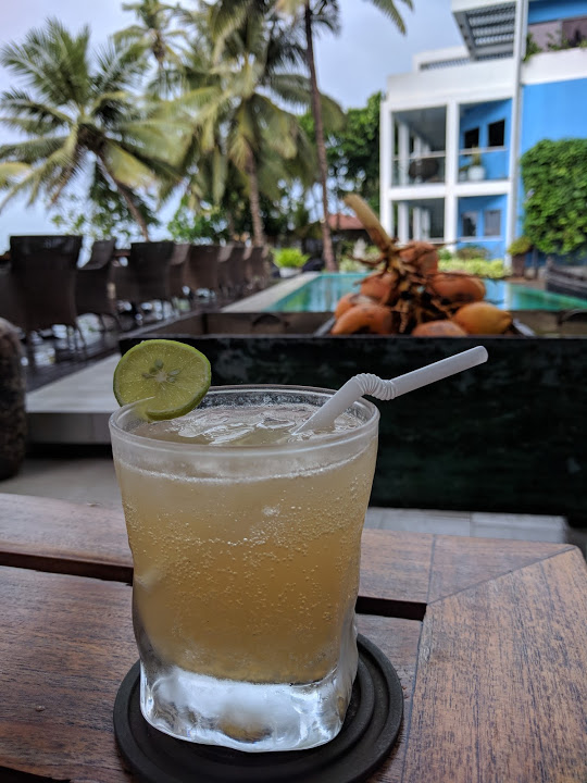 Arak Sour cocktail at the Owl and the Pussycat in Thalpe