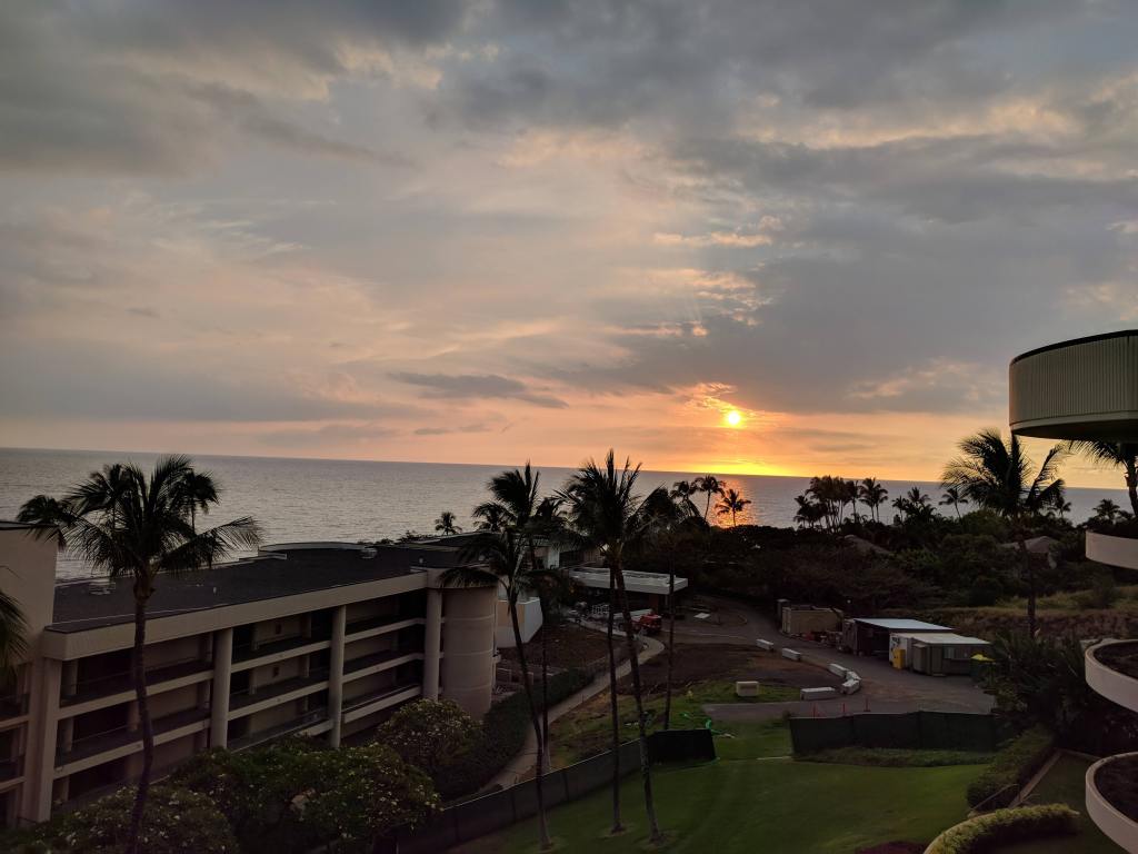 View from our balcony