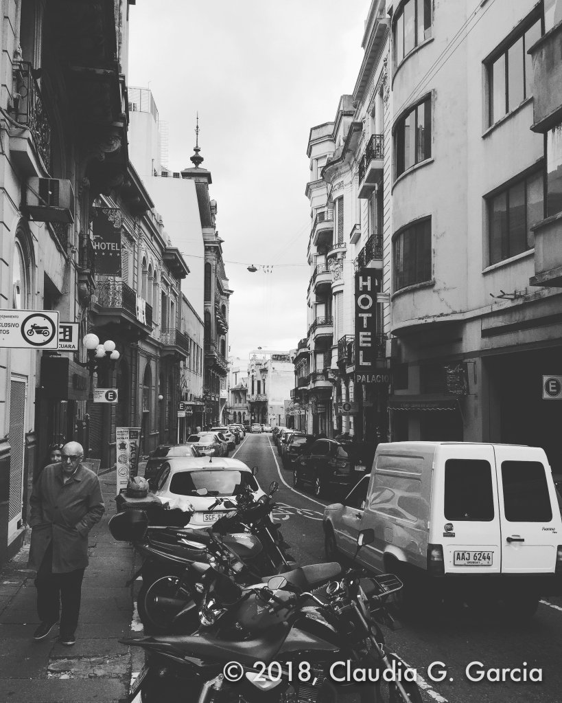 Street Life in Black and White by Claudia G. Garcia