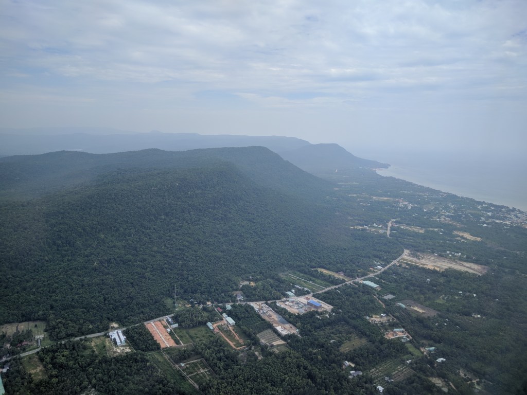 Flying over Phu Quoc