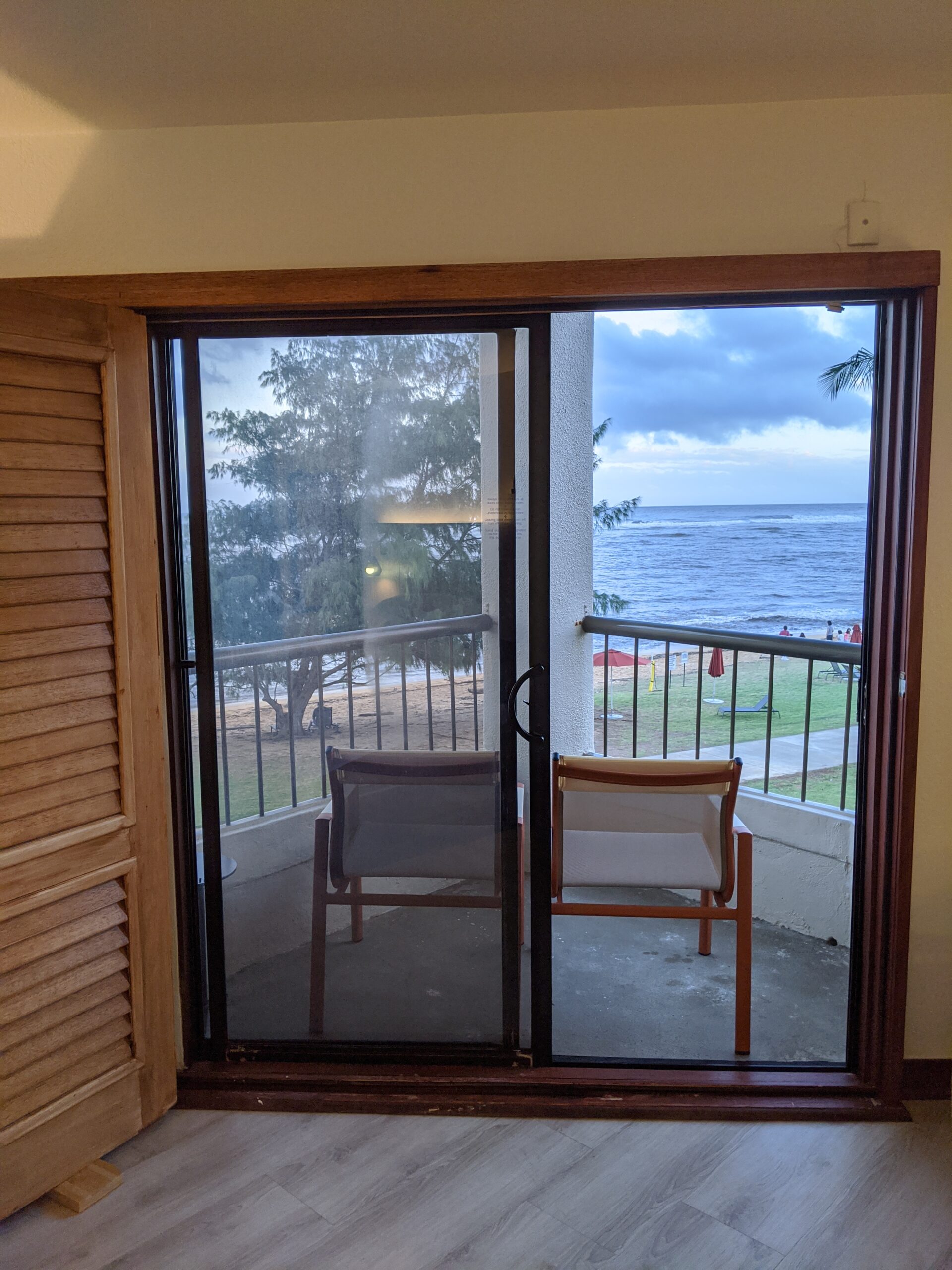 Sheraton Kauai Coconut Beach: The balcony