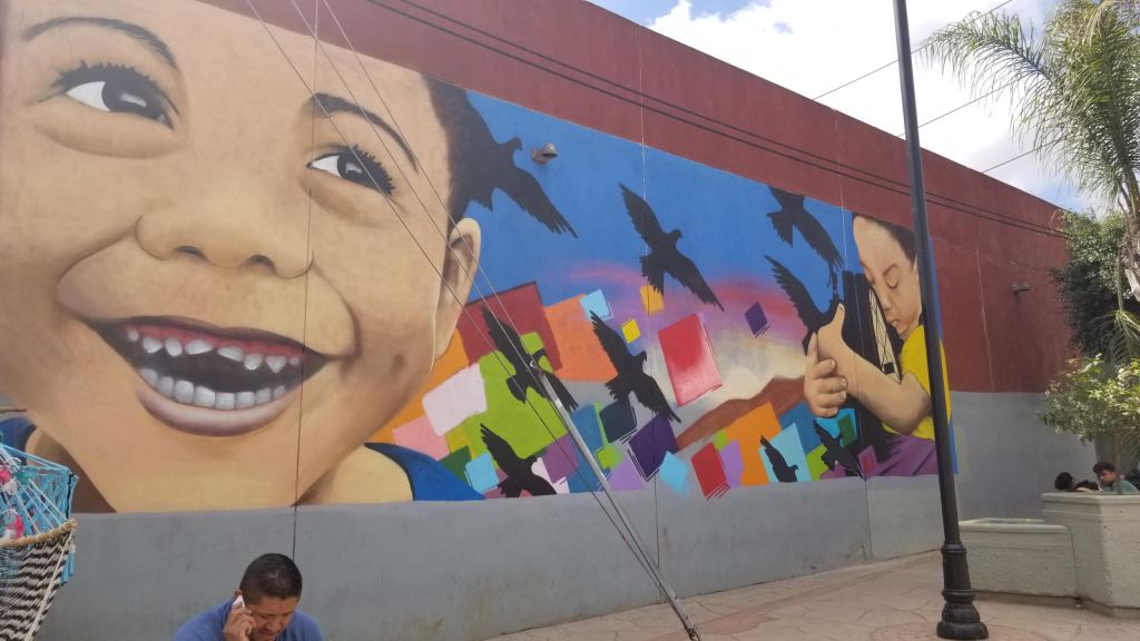 A mural in Tijuana
