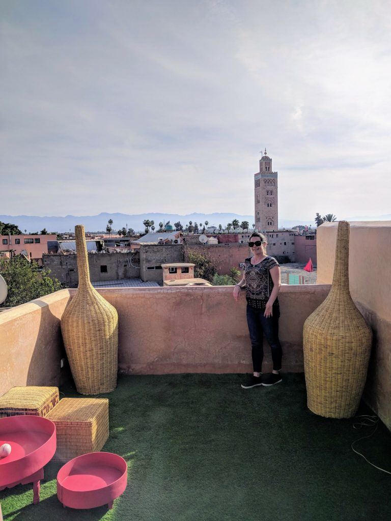 Max at the rooftop El Fenn Bar