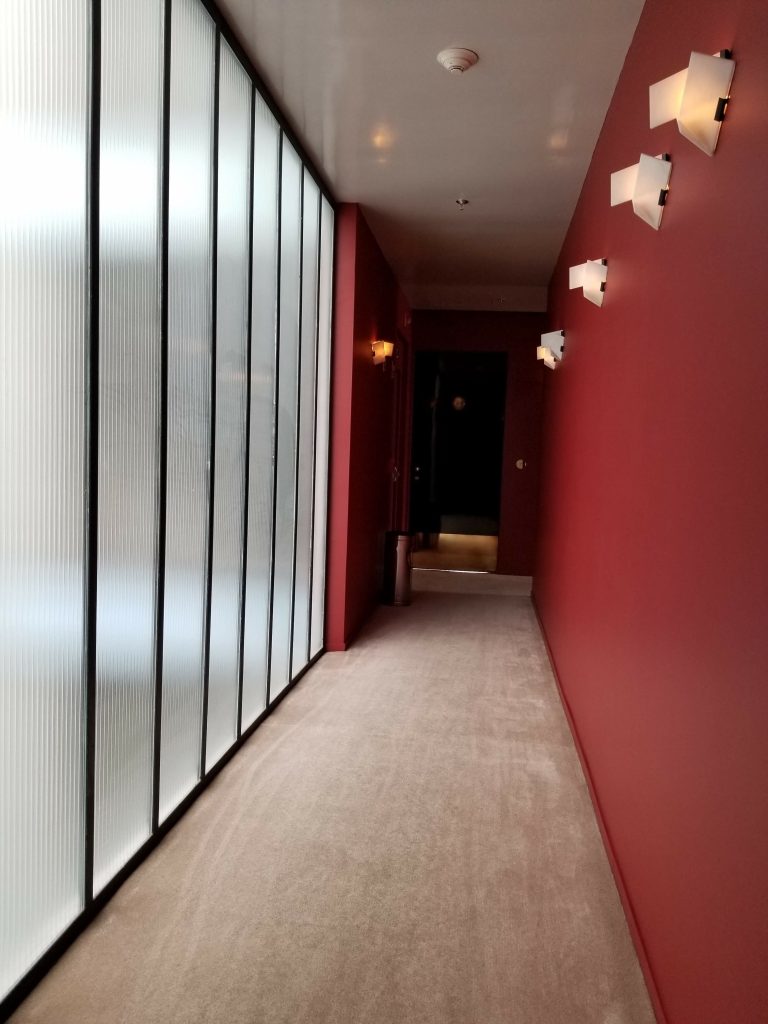 Hallways at Casa Habita in Guadalajara