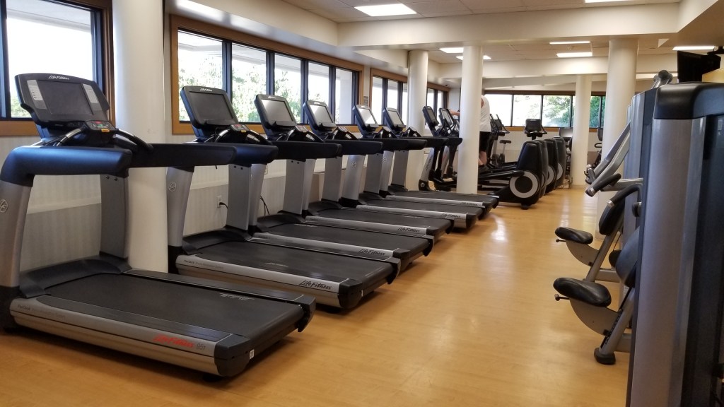 Cardio equipment in the gym
