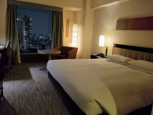 Our room at the Hyatt Regency Tokyo