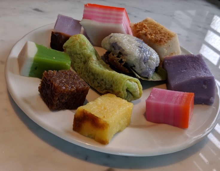 Kuehs served during tea time at The Edison in George Town