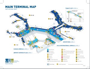 YVR Main Terminal Map
