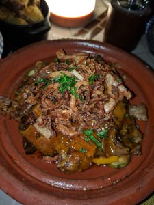 Lamb mechoui at Le Trou au Mur; better than it looks!