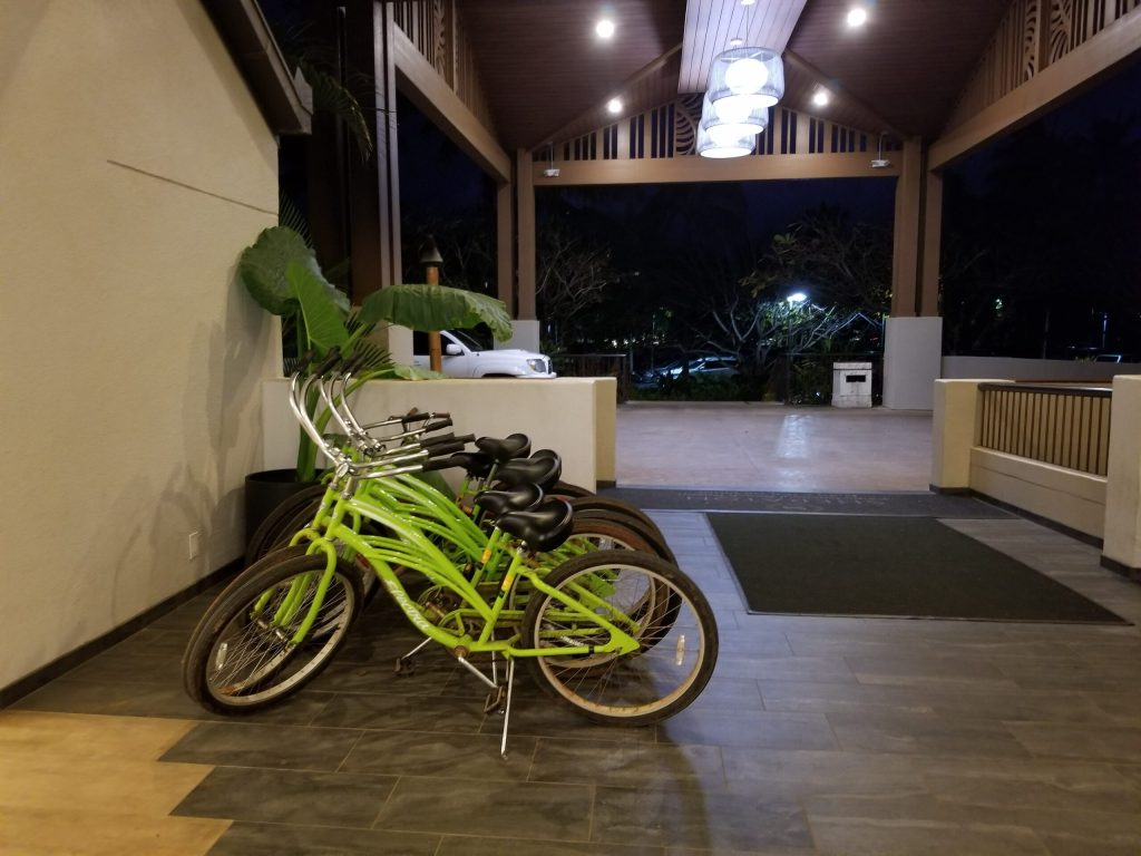 Sheraton Kauai Coconut Beach: cruiser bikes