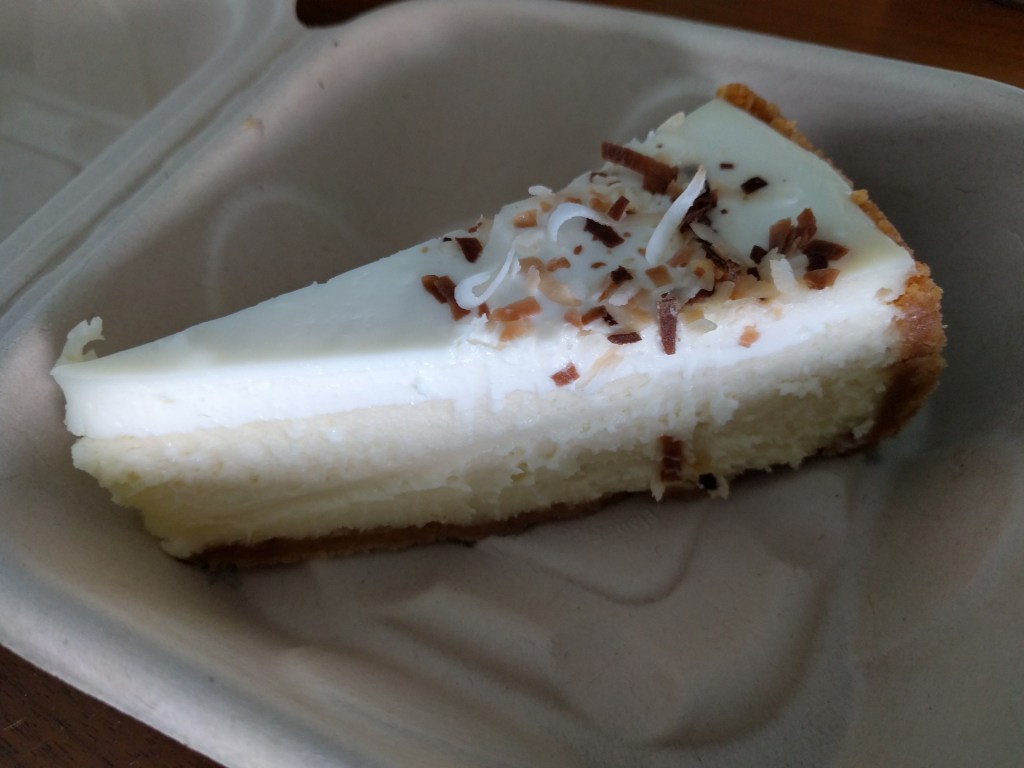 Coconut cheesecake from Otto Cake