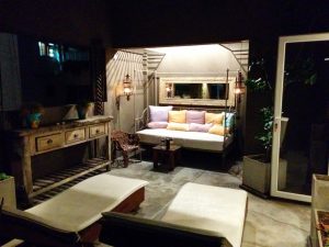 Poetry Building: Terrace Suite 5A: Upper patio