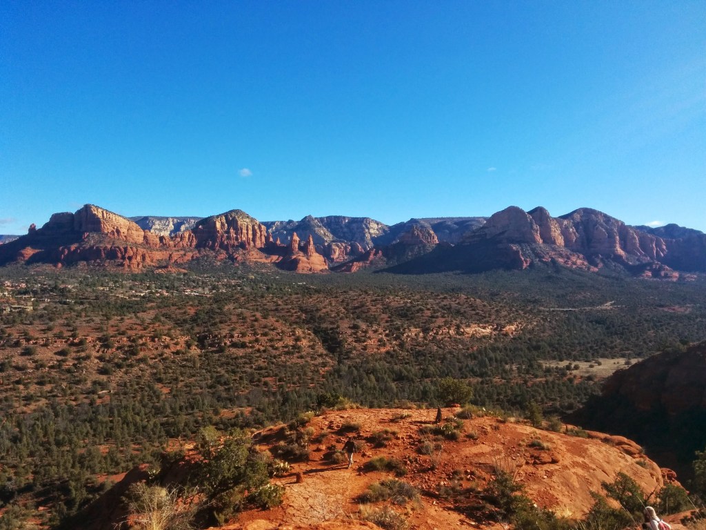 View of red rocks in Sedona