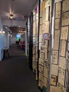 Inside the event centre lobby at the El Vado Motel in Albuquerque