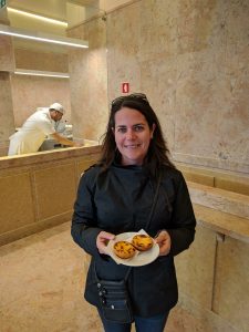 Max excited to eat pasteis de nata