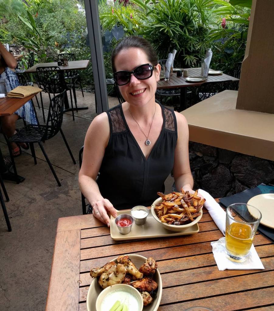 Happy hour at Monkeypod in Wailea; 1/2 appies