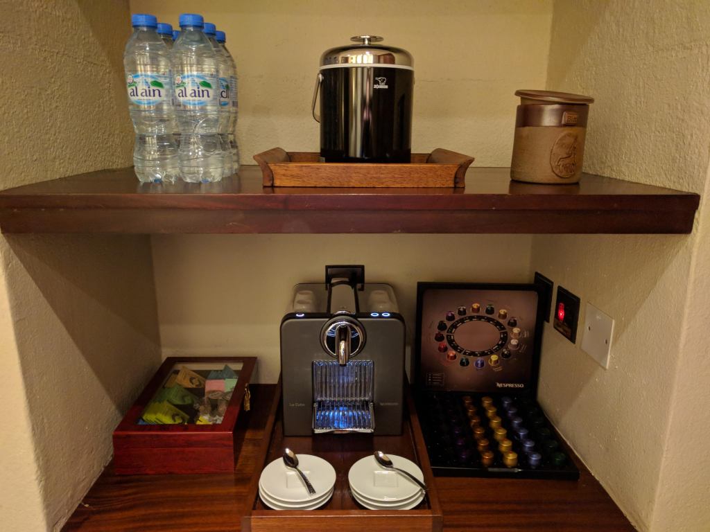 Complimentary refreshments