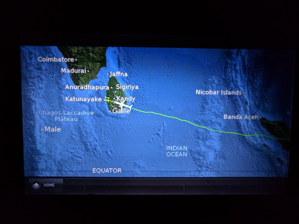 KUL-CMB on Malaysian Airlines