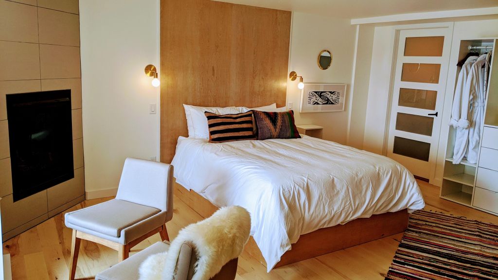 378 Marine Drive Guest House: room #2 with a queen bed