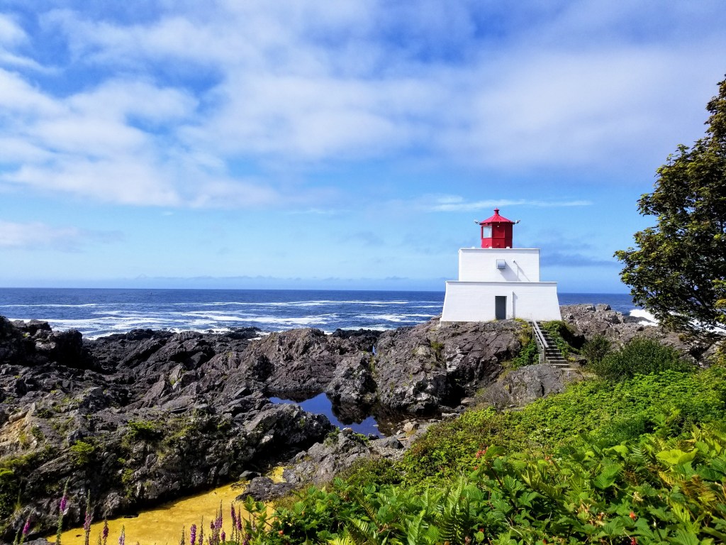 Amphitrite Lighthouse in Ucluelet