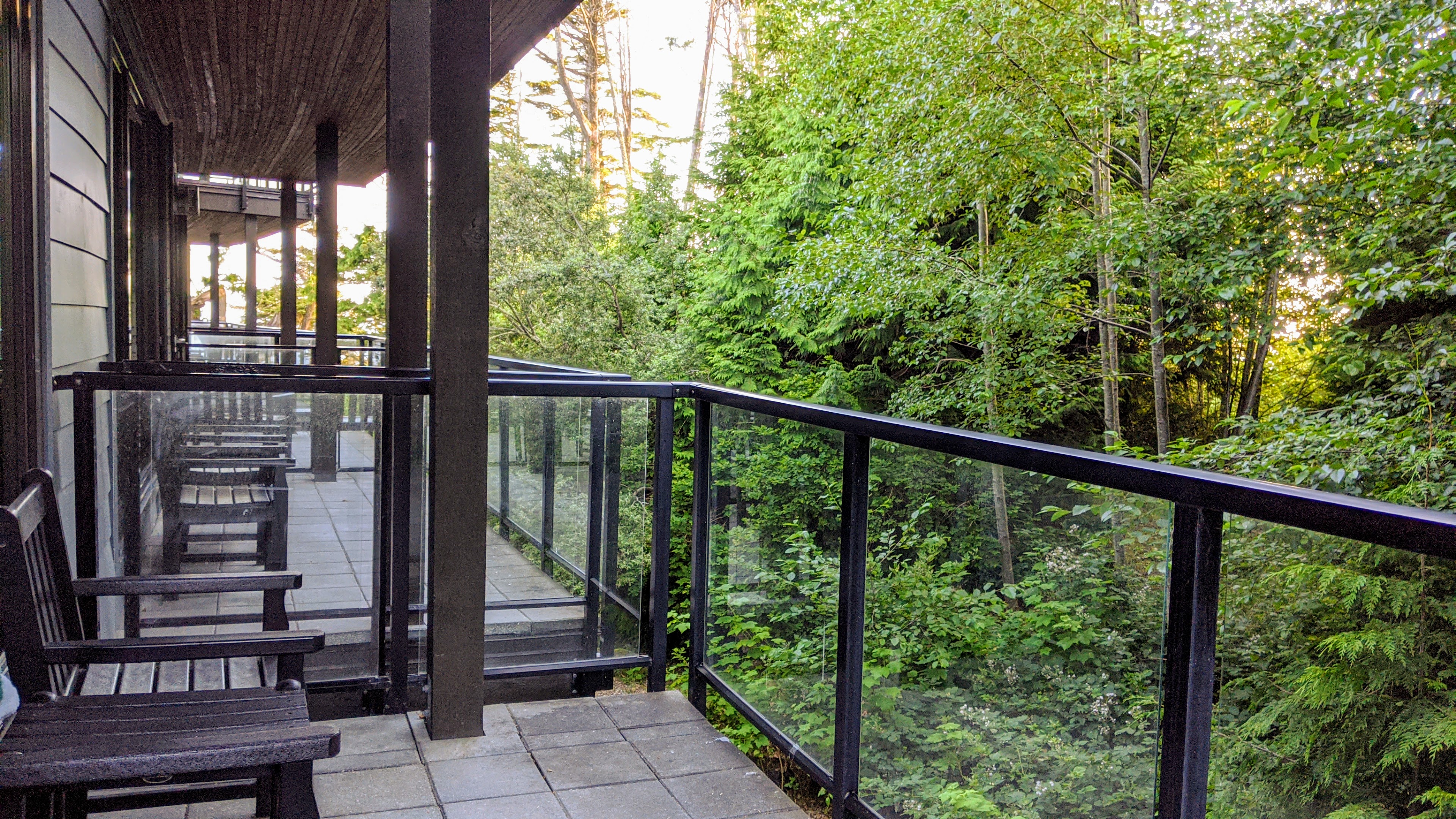 Black Rock Ocean Front Resort: view from the 2nd worse room in the resort when booking a studio lodge room