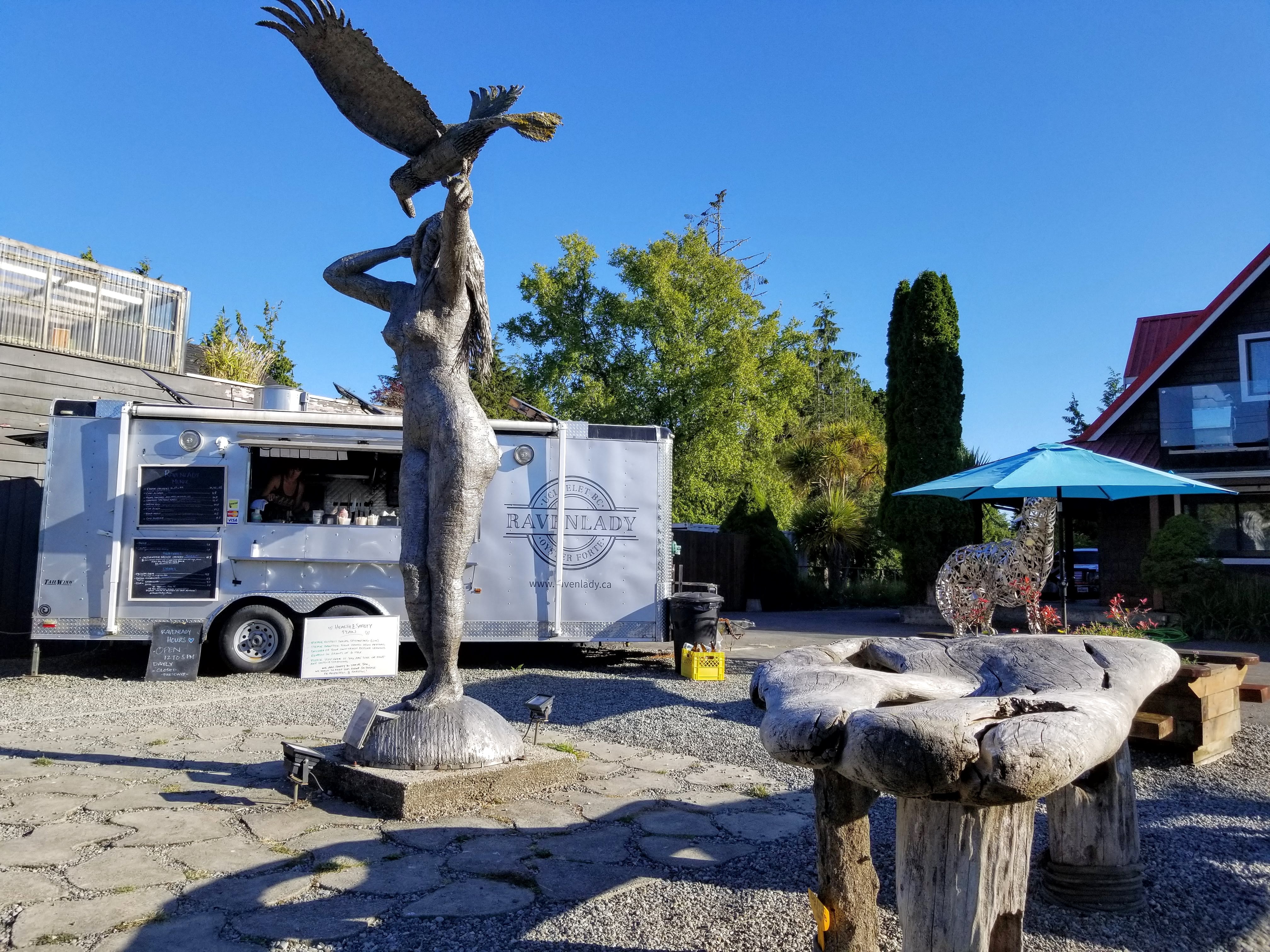 The Raven Lady Food Truck that serves up gourmet seafood