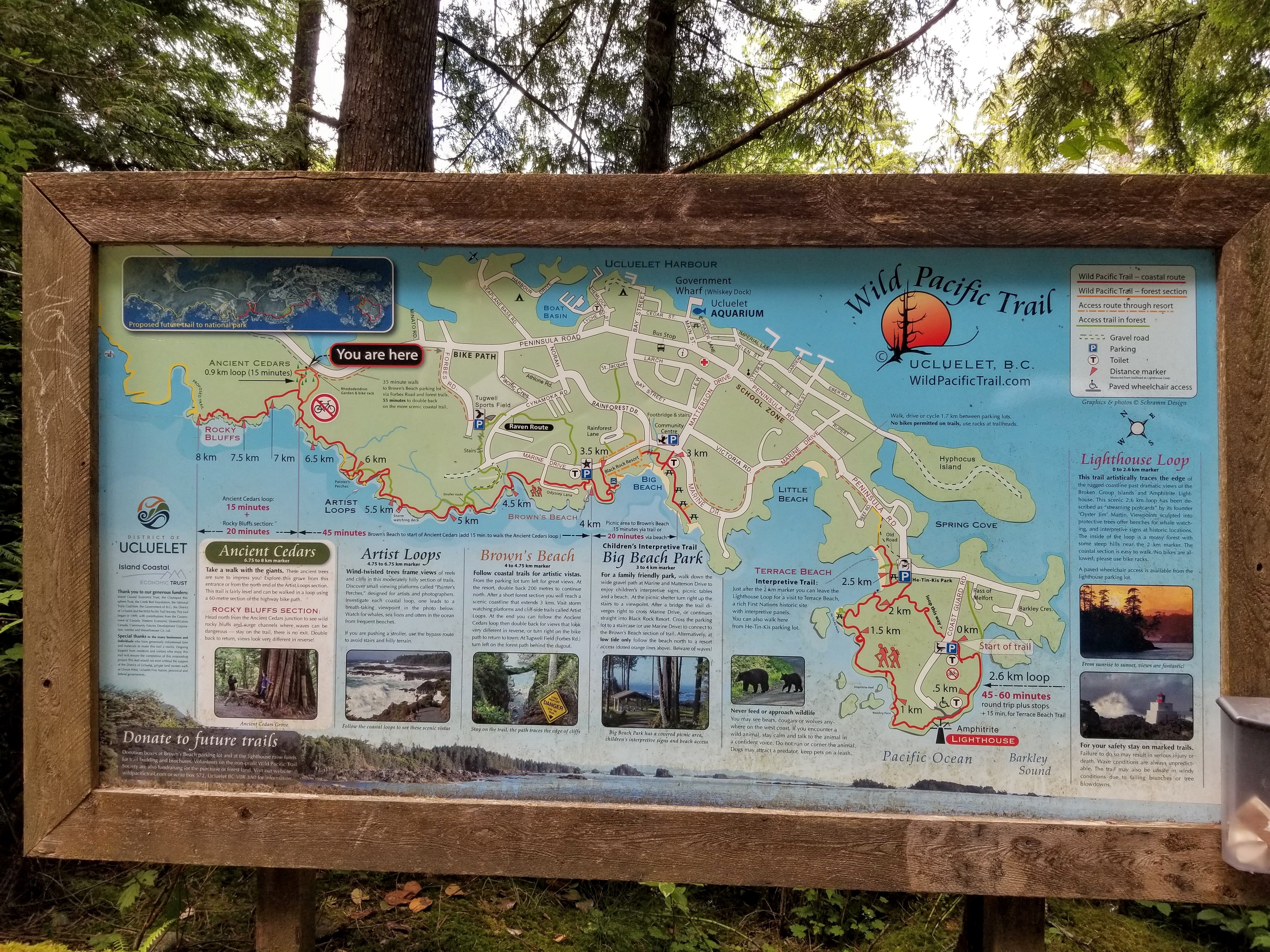 A Map of the Wild Pacific Trail