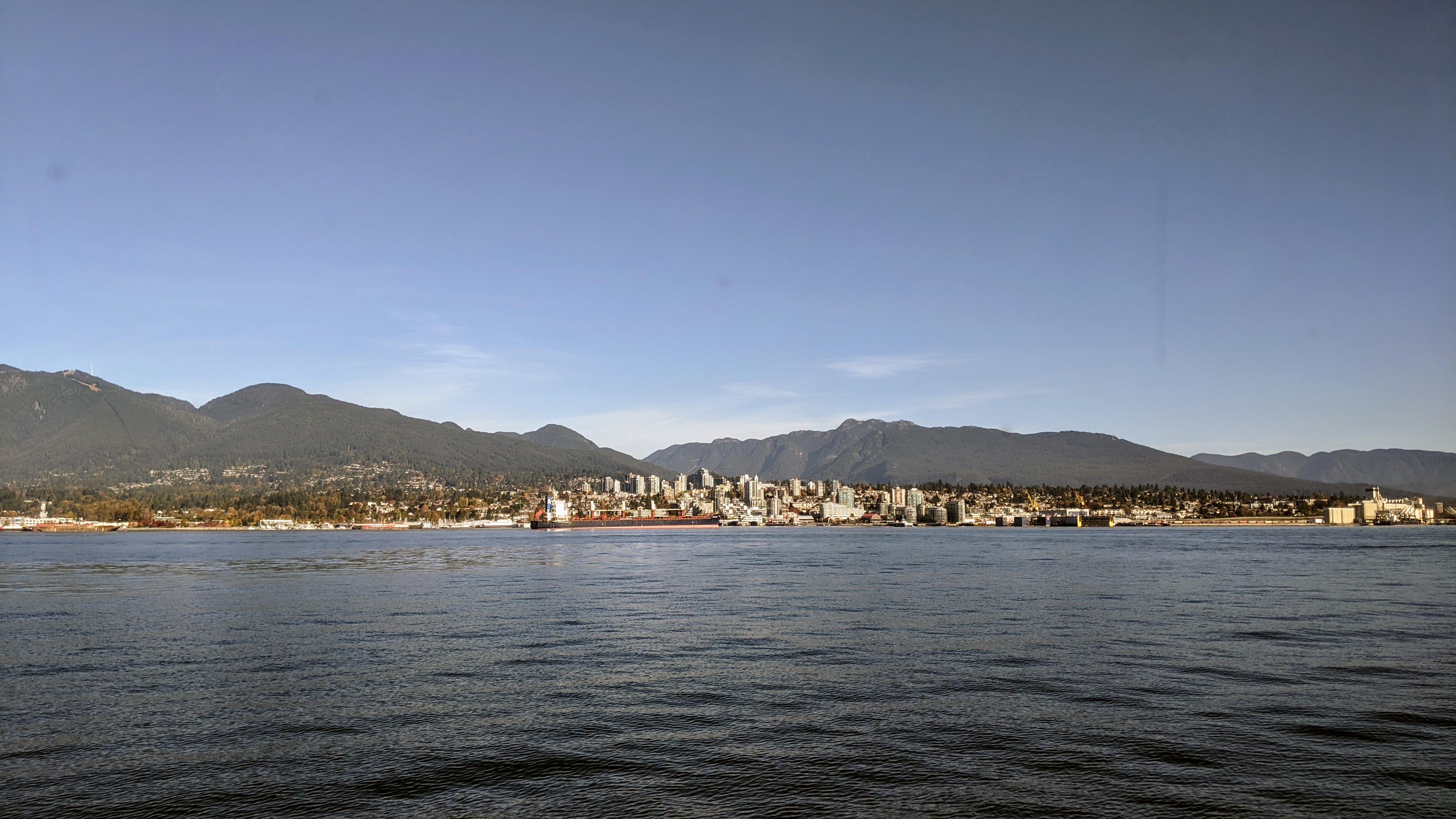 Taking the Sea Bus to North Vancouver