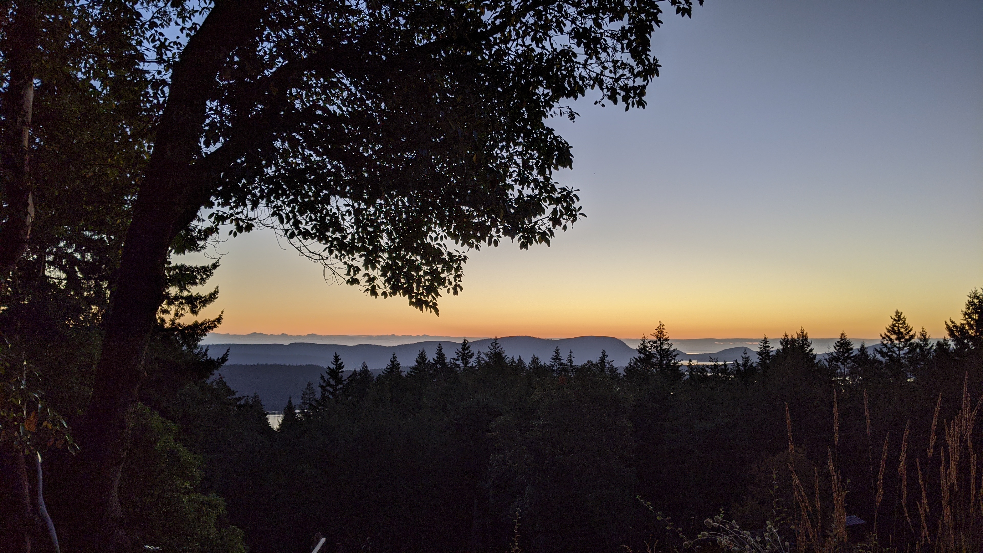 Sunrise Isles Bed and Breakfast: sunrise from the patio