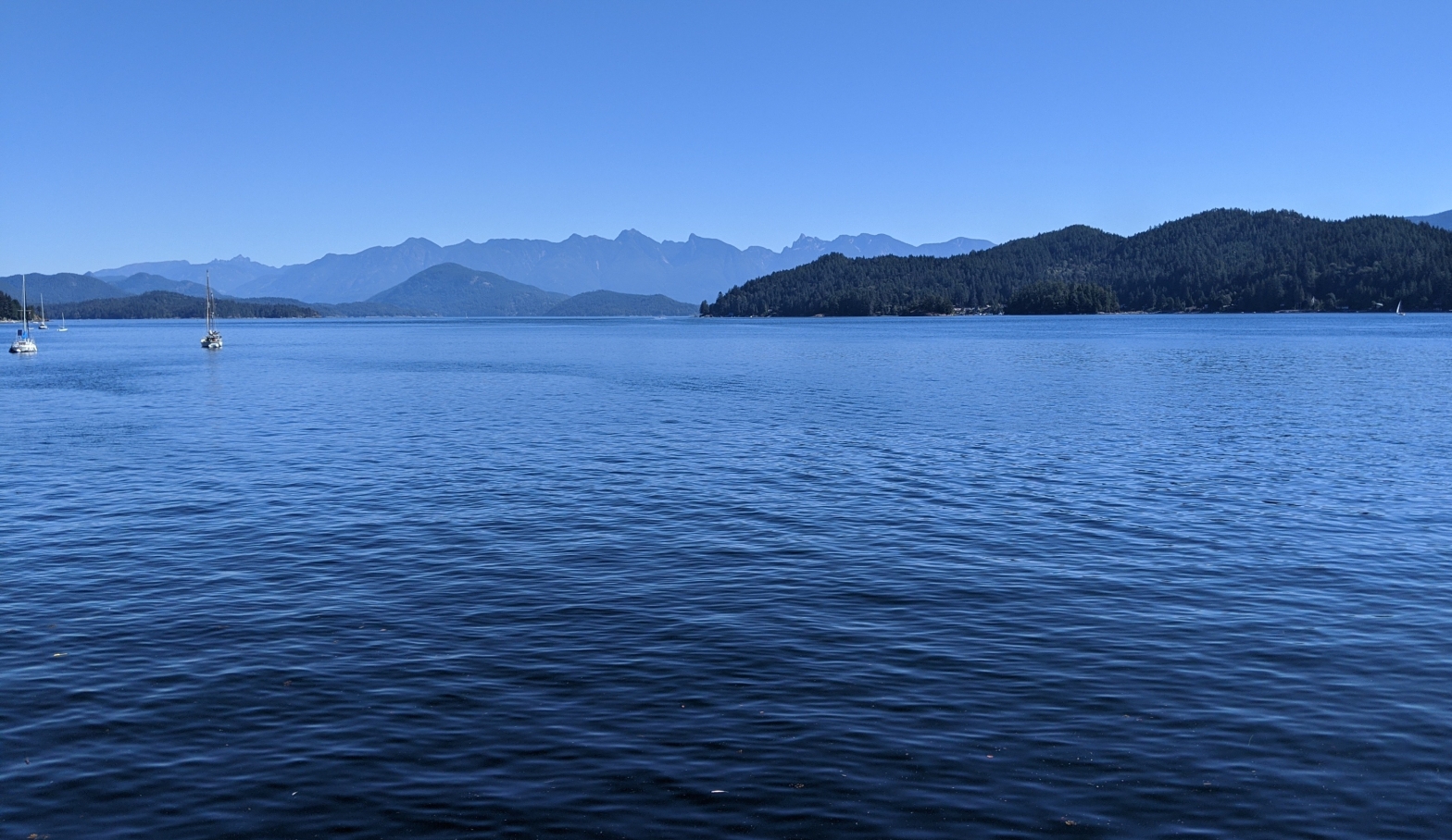The Sunshine Coast: view from Gibsons