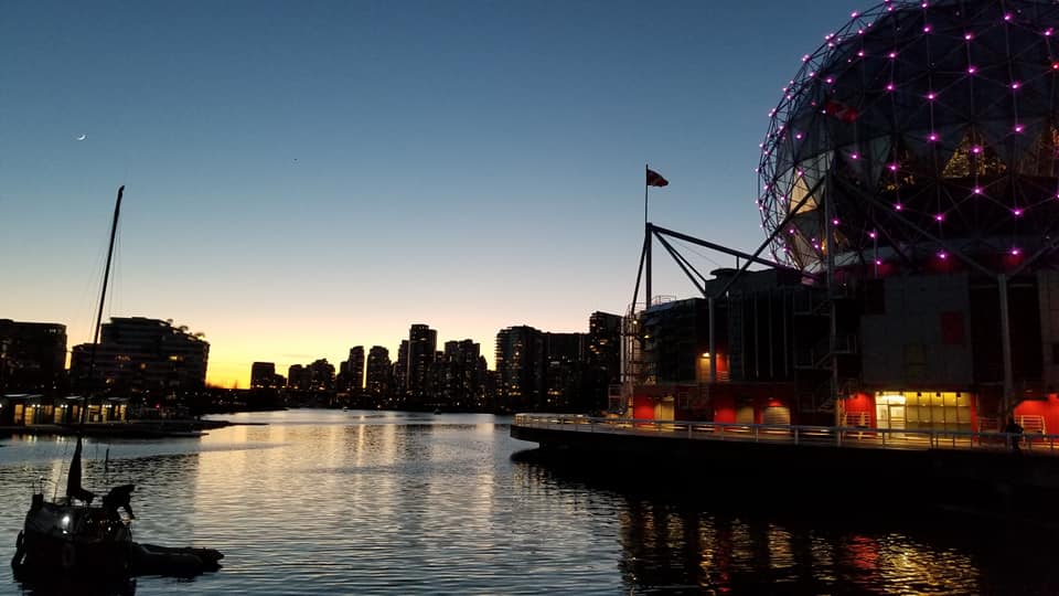 Waking by Science World/False Creek