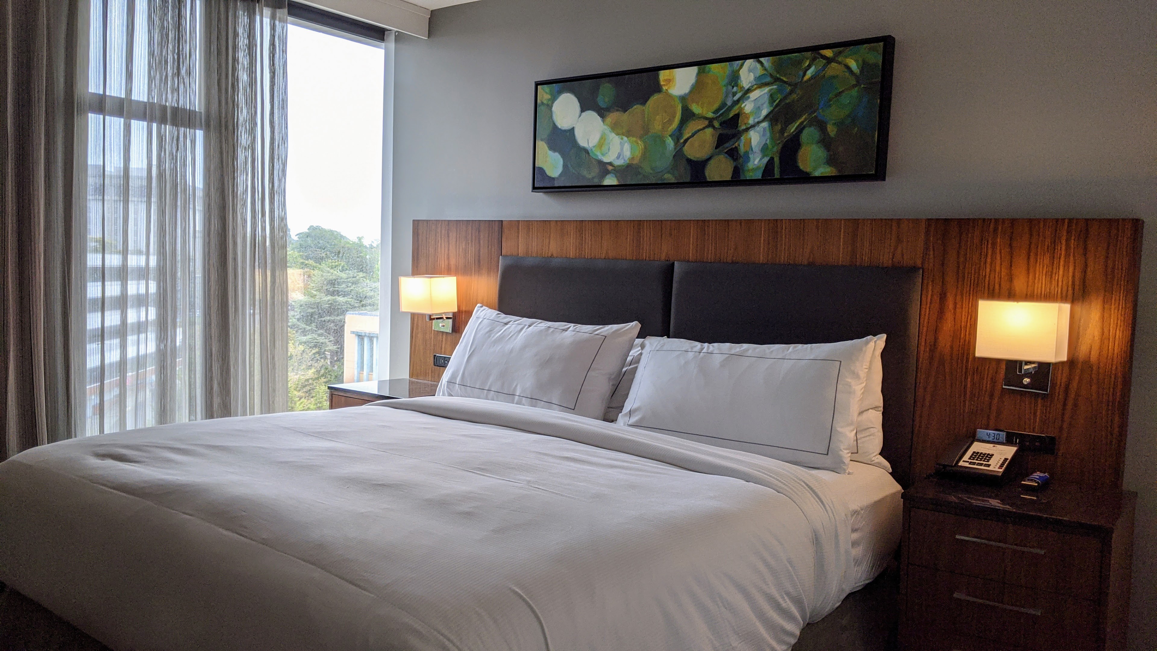 Our King Suite at the Hilton Double Tree