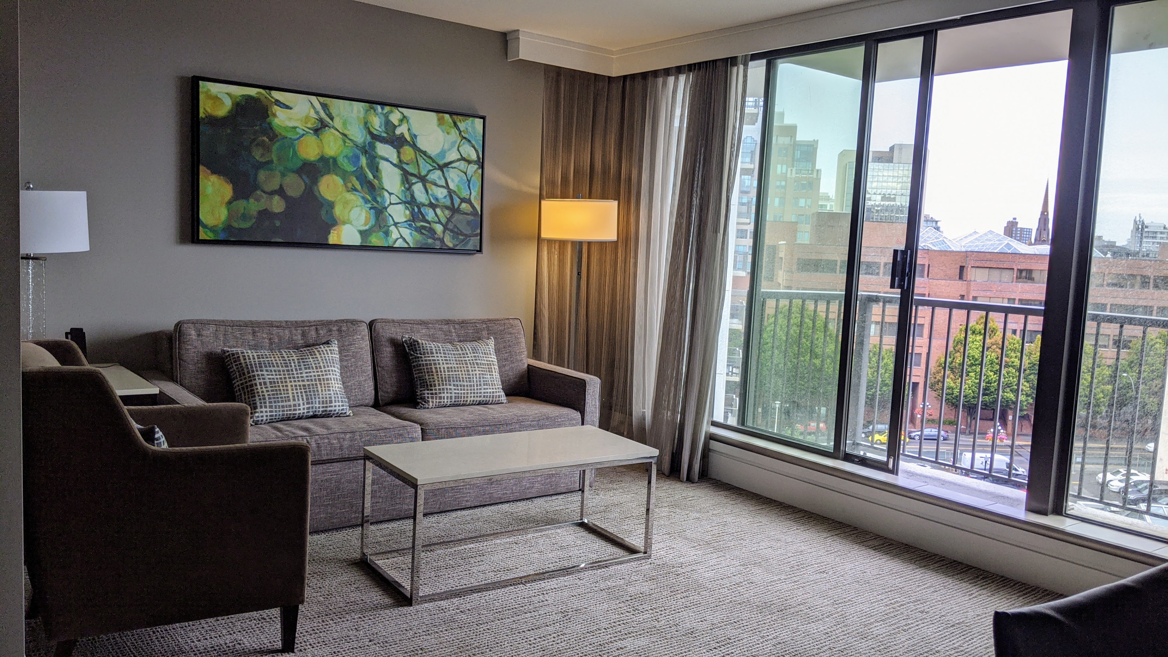 Our King Suite at the Hilton Double Tree