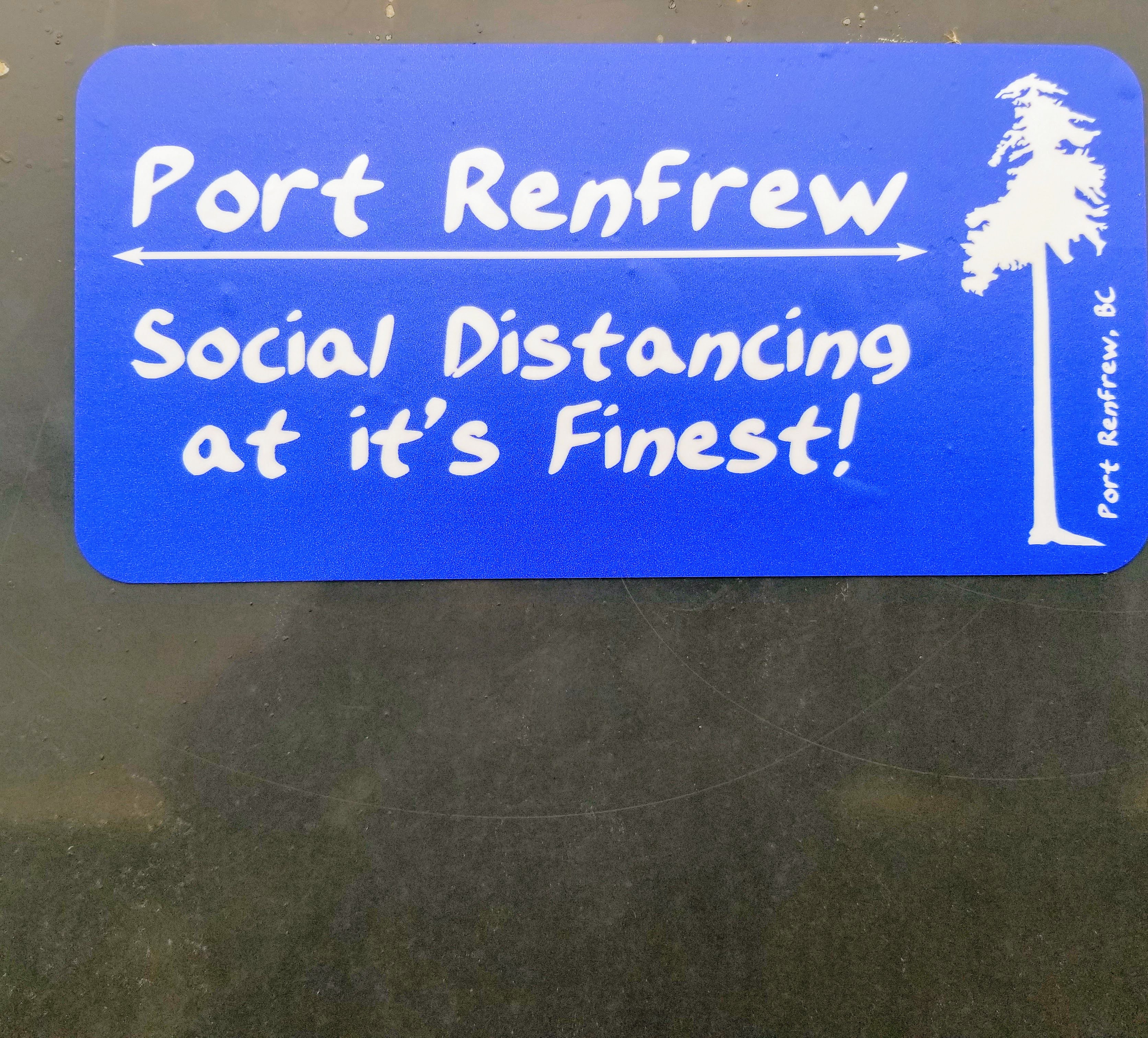 We drove to Port Renfrew one day