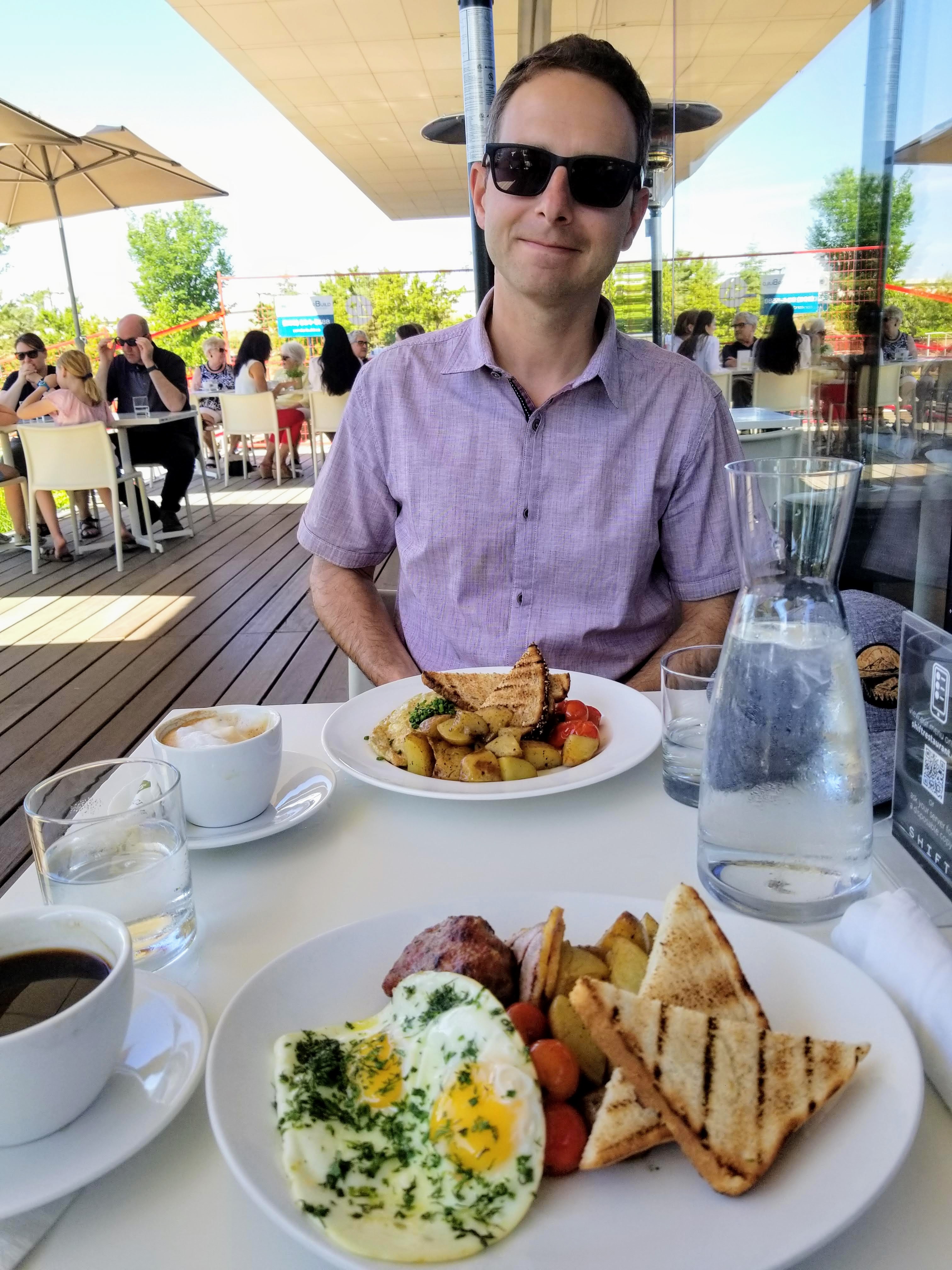 Brunch at Shift Restaurant before exploring the Remai Modern