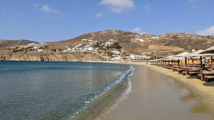 Aegon Mykonos: short walk to Kalo Livadi Beach