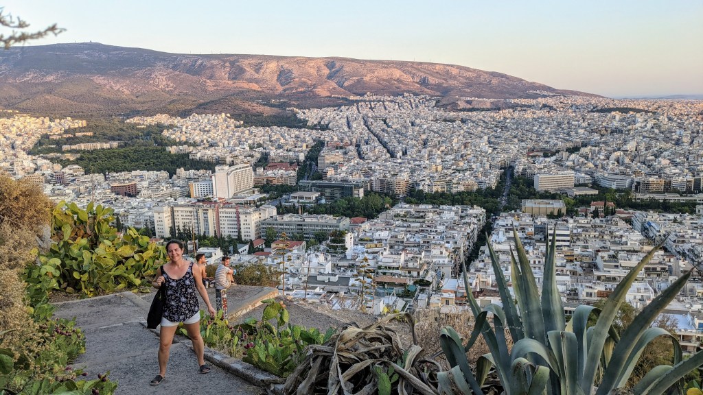 View of Athens from Lycabettus Hill