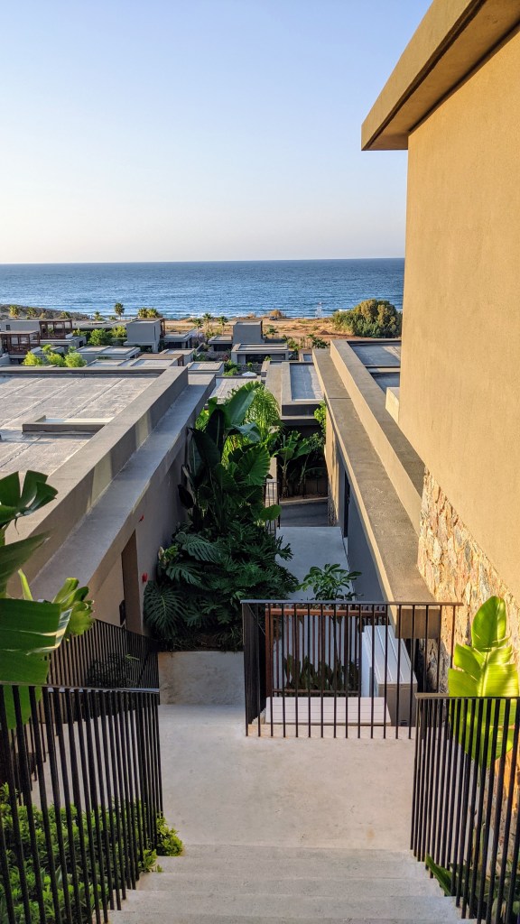 Domes Zeen Chania: stairs/pathway around the resort