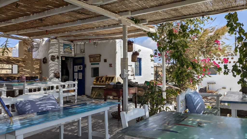 Vioma Organic Farm and Vineyard: Outdoor seating