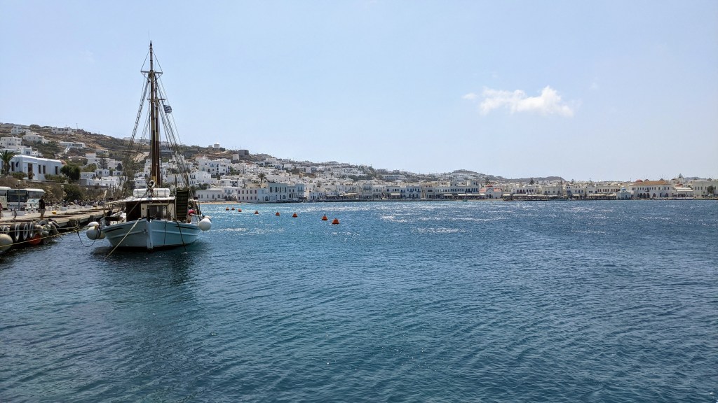 Mykonos Town: the harbour