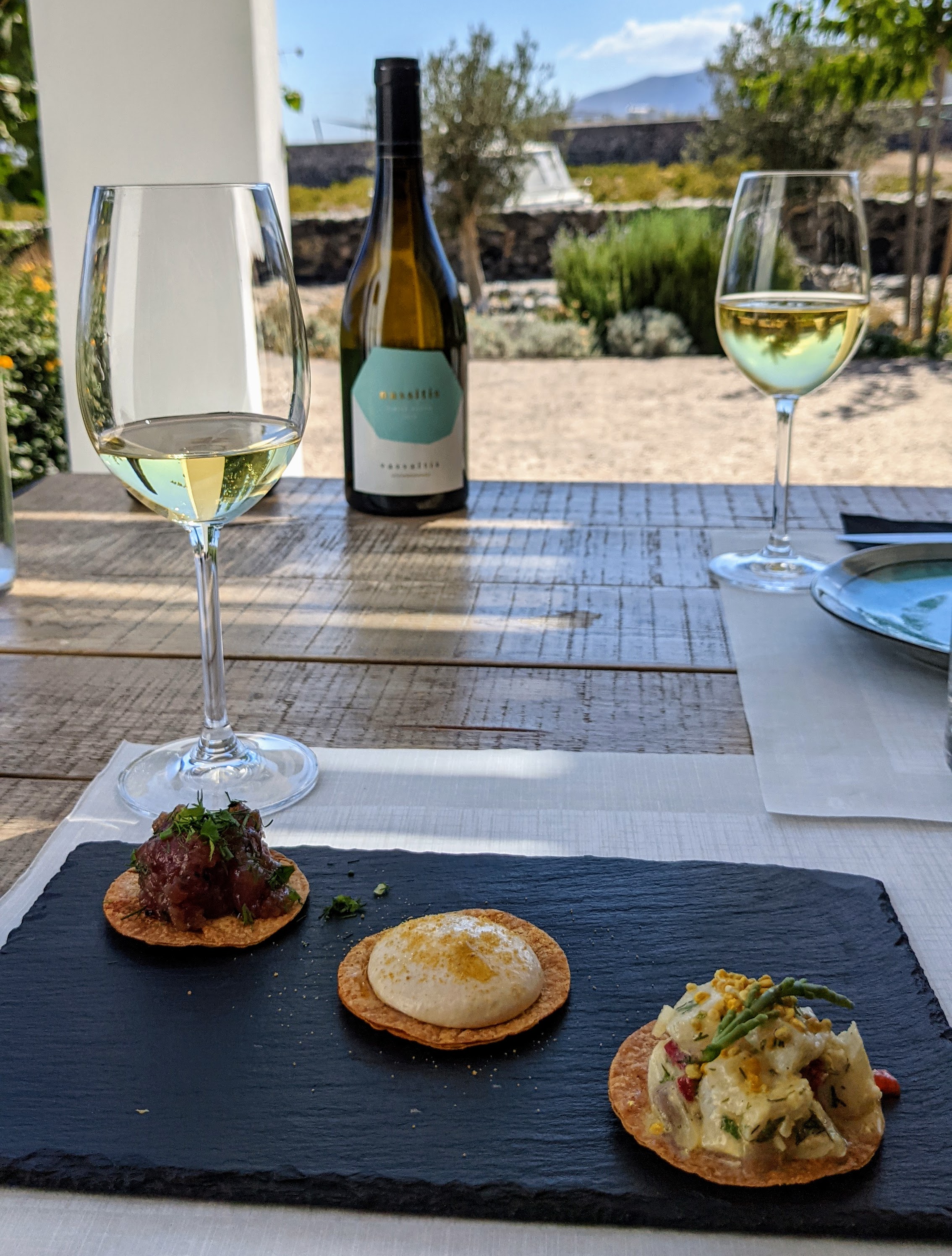 Wine tasting at Vassaltis Vineyards