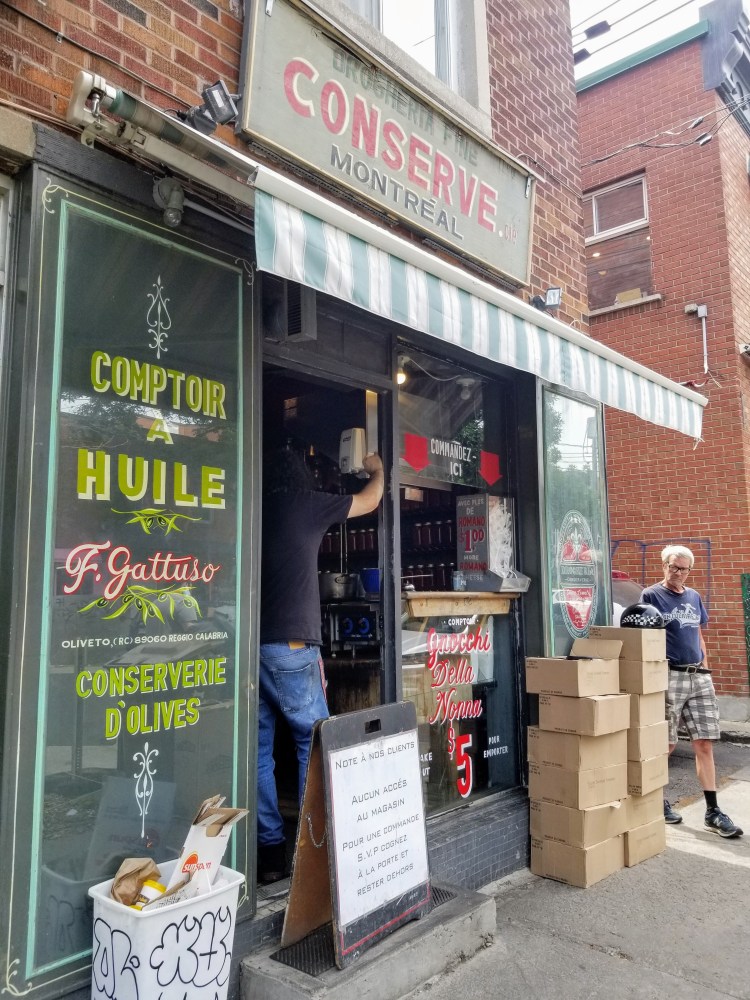 Conserve Montreal, where you can get Gnocchi della nonna for $5 to go!