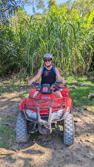 Max on the ATV in Montezuma
